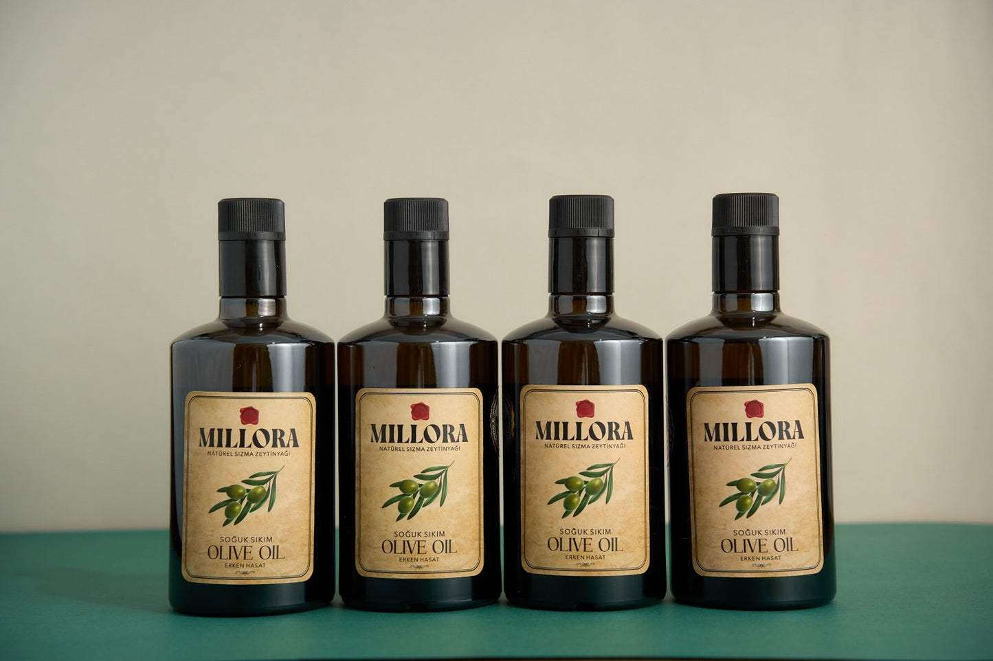 Millora Natürel Sızma Zeytinyağı – 4’lü Set (500 ml)