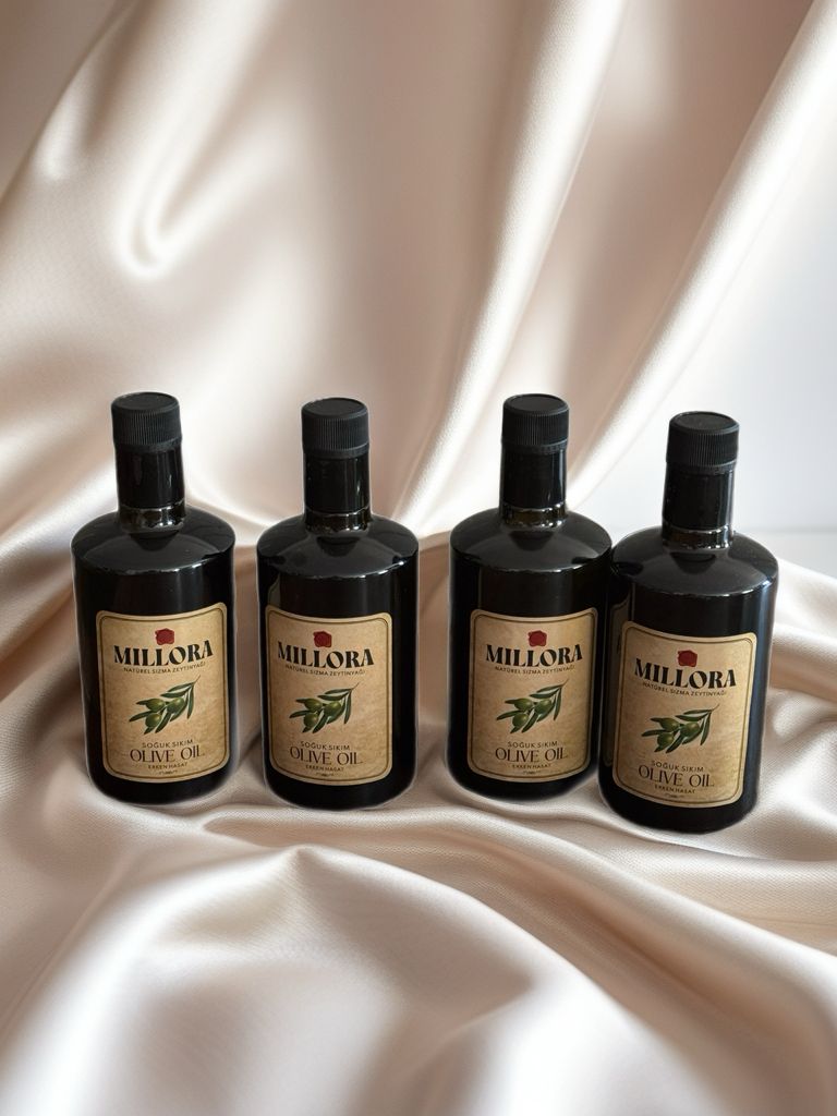 Millora Natürel Sızma Zeytinyağı – 4’lü Set (500 ml)